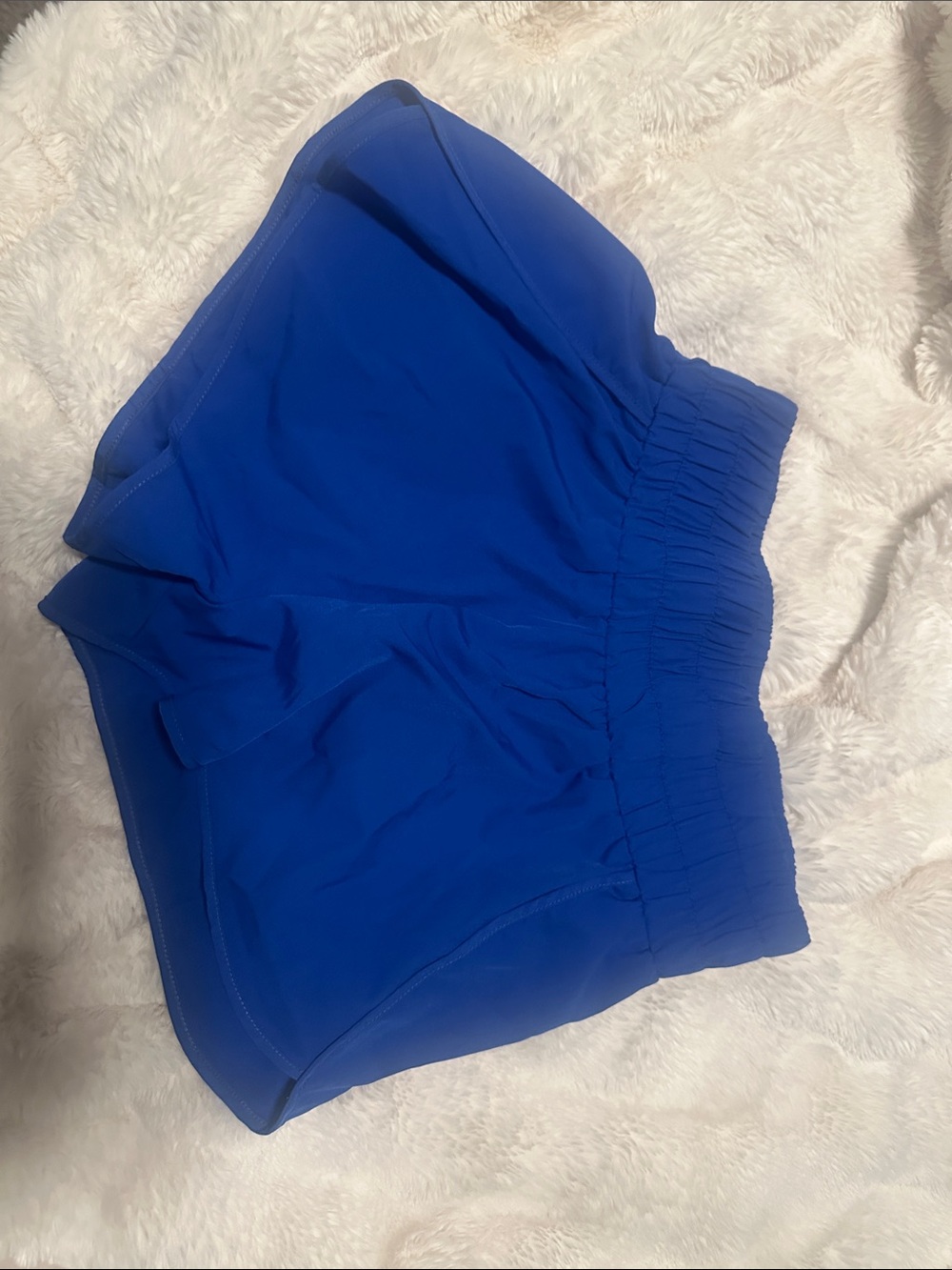 High-Performance Blue Women's Athletic Shorts